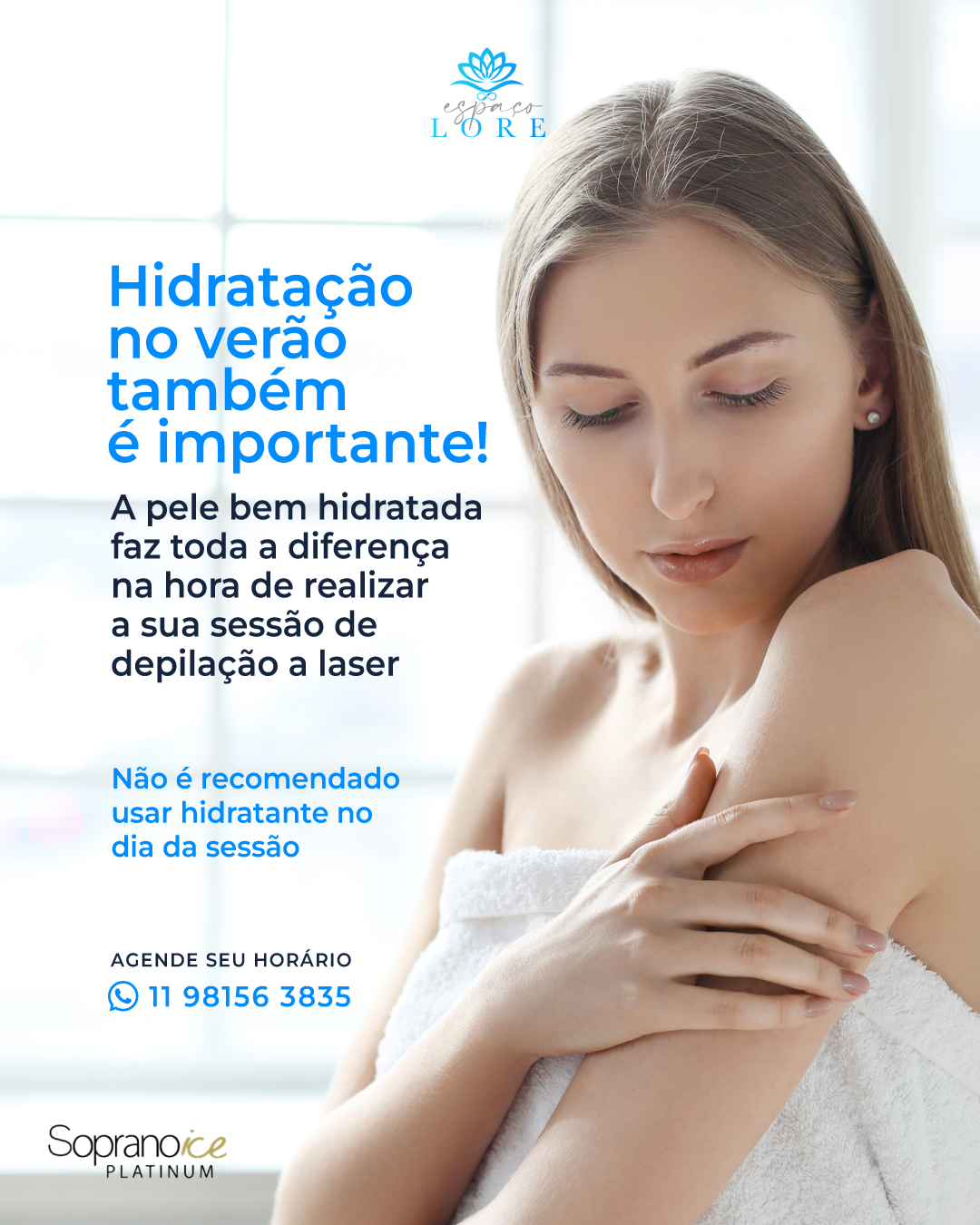 Hidratação no verão também é importante!