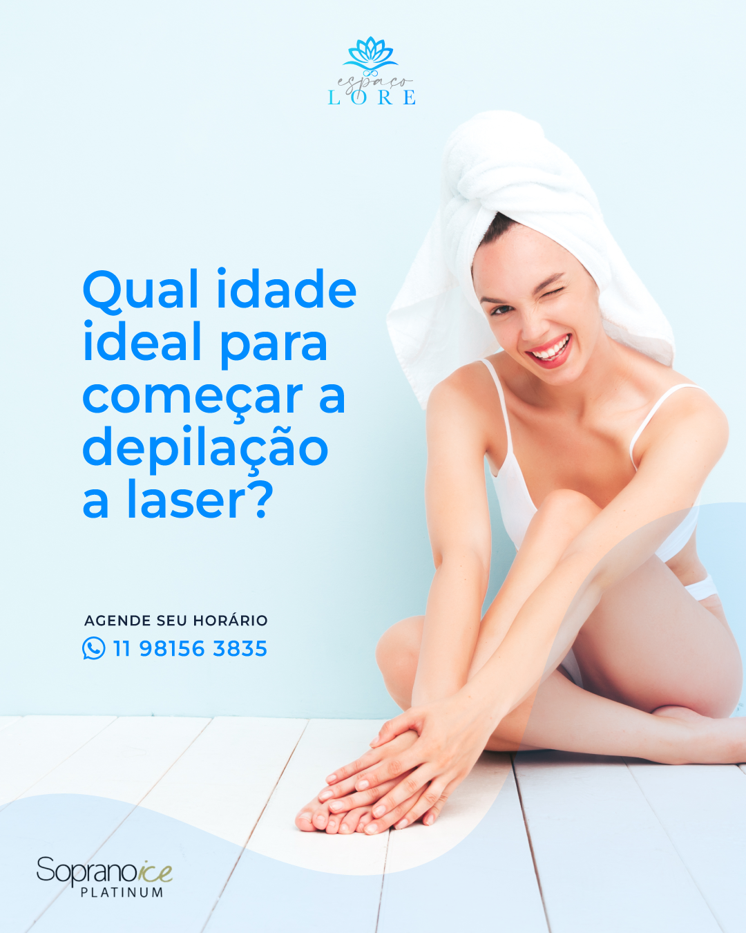 Qual idade ideal para começar a depilação a laser?